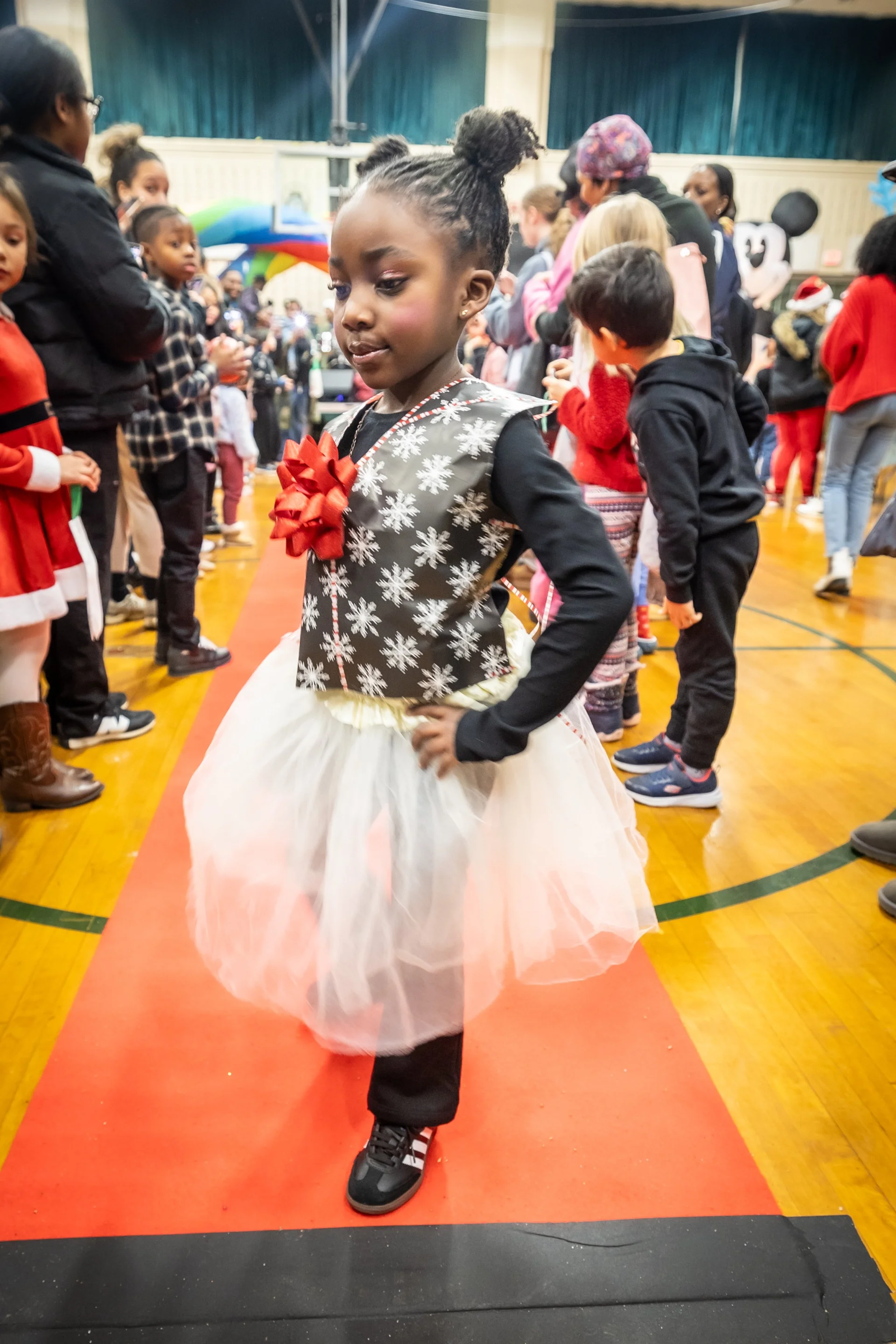 Winter Fair fashion show student participant